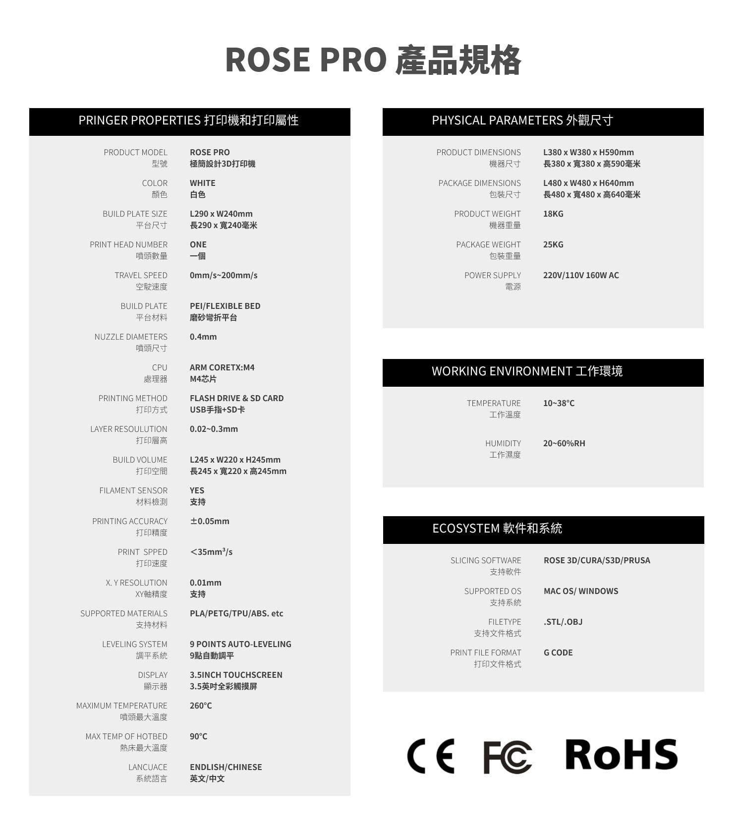 ROSE Pro 3D打印機 - Image 8